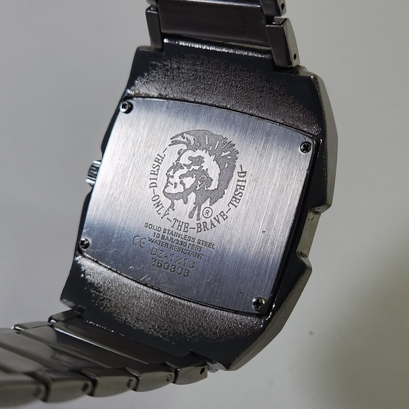 Diesel Watch Silver DZ-1218 Watch with White Face - Picture 9 of 16